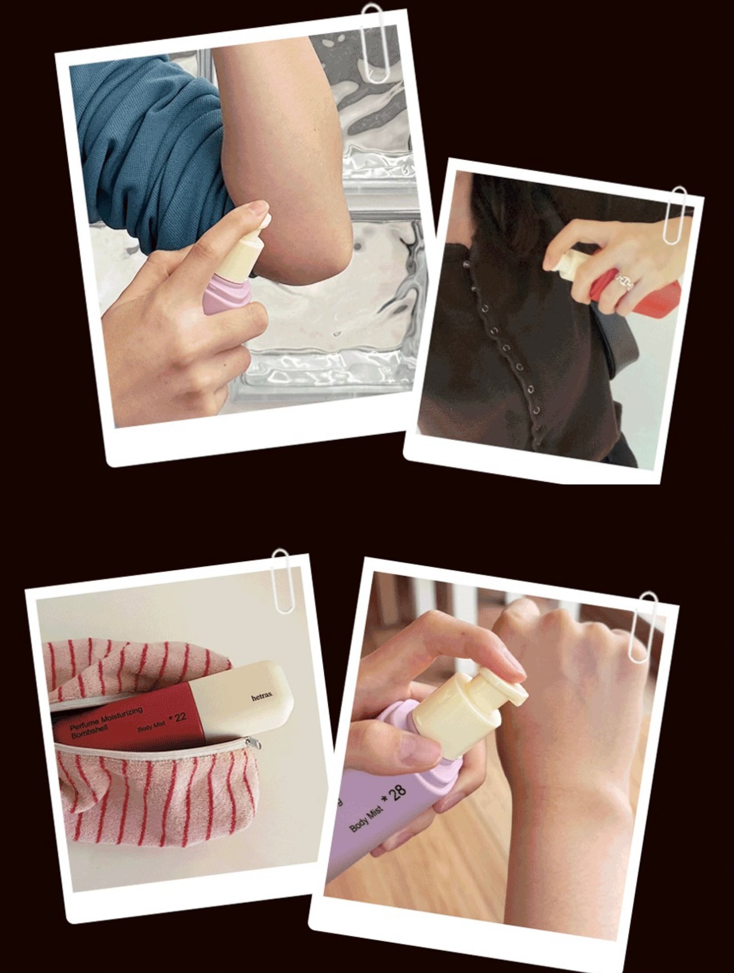 G-Dragon 愛用品牌🌼Hetras 雙重保濕美白香氛身體噴霧💧| Hetras Double Shot Perfume Body Mist