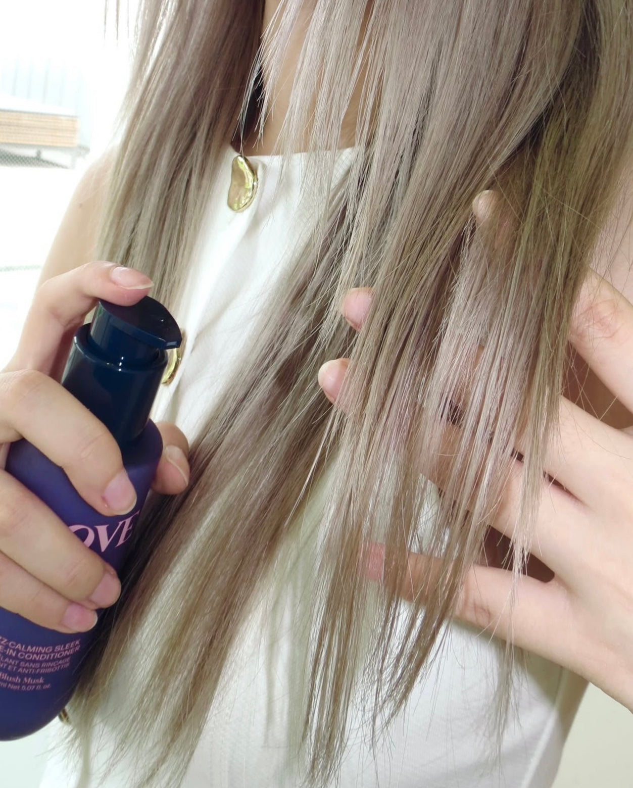 UNOVE 絲滑抗毛躁免洗護髮乳☁️| UNOVE FRIZZ-CALMING SLEEK LEAVE IN CONDITIONER💙