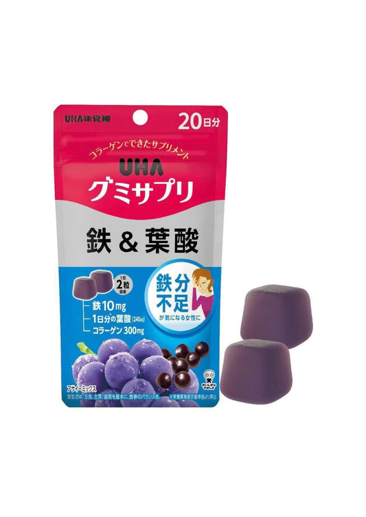 日本連線🇯🇵 Threads上爆紅🔥UHA鐵&葉酸膠原軟糖