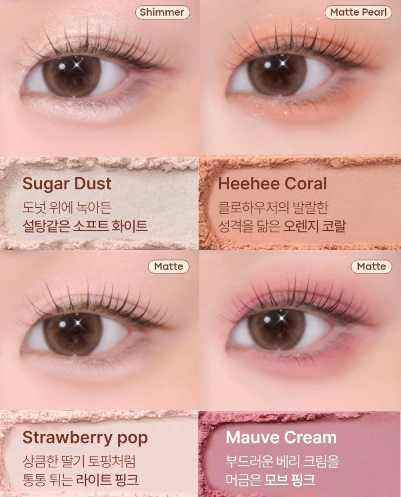 TONYMOLY x ZOOTOPIA聯名推出限量甜甜圈眼影盤🍩✨