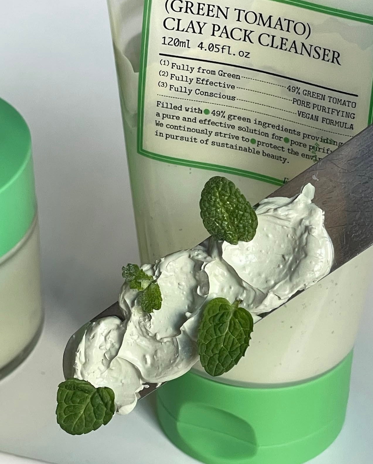 洗面+泥膜2合1💫FULLY & Green Tomato Clay Pack Cleanser綠蕃茄泥膜潔面泥膜🍅 💚