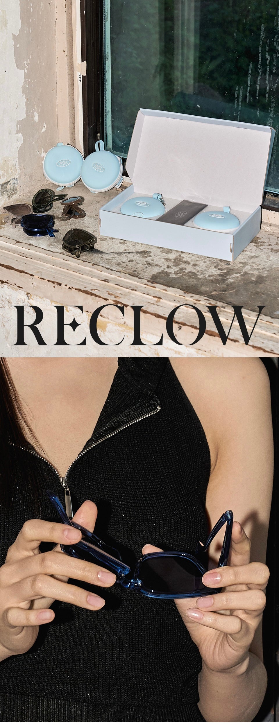 韓國小眾品牌✨RECLOW WIRWIR 無壓力可摺疊太陽眼鏡💫