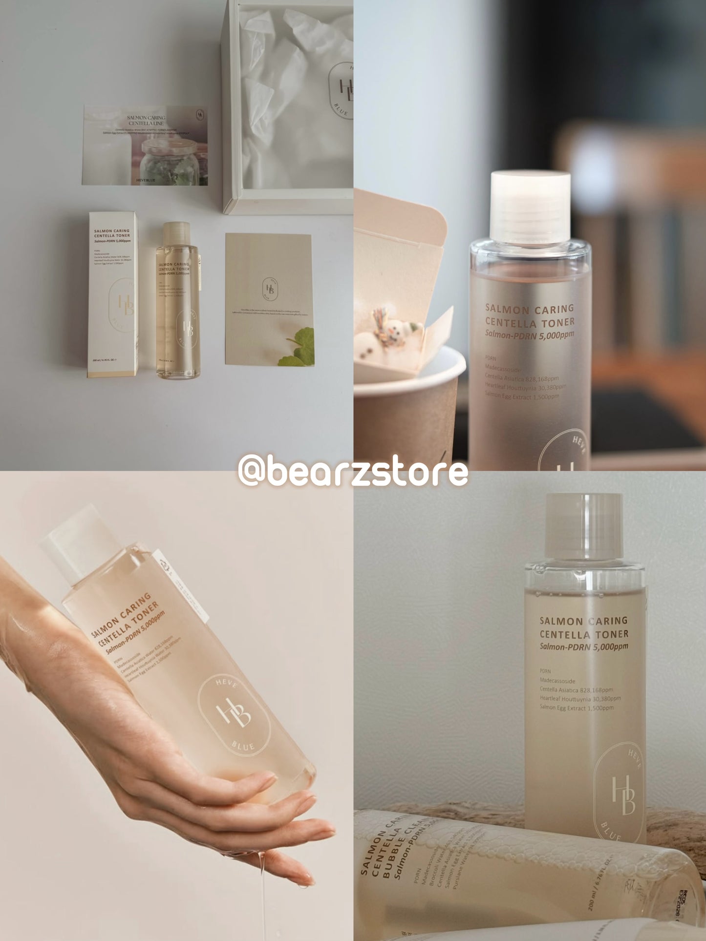 從基底重塑肌膚生命力✨HAVEBLUE 三文魚PDRN積雪草舒緩修復精華化妝水 🐠