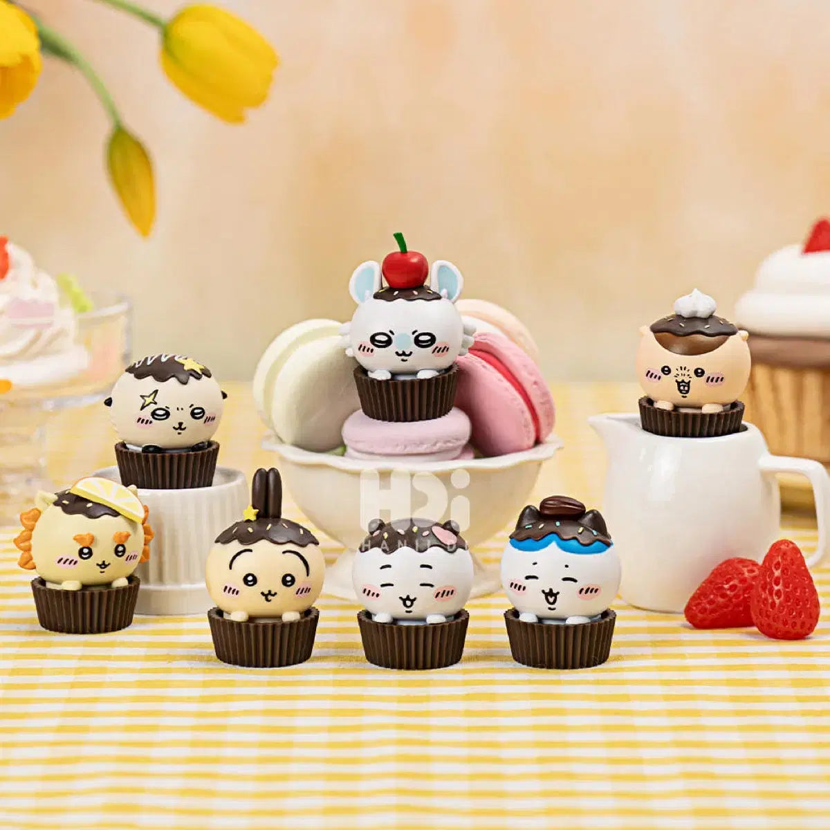 韓國限定🇰🇷chiikawa杯子蛋糕盲盒迷你擺件✨