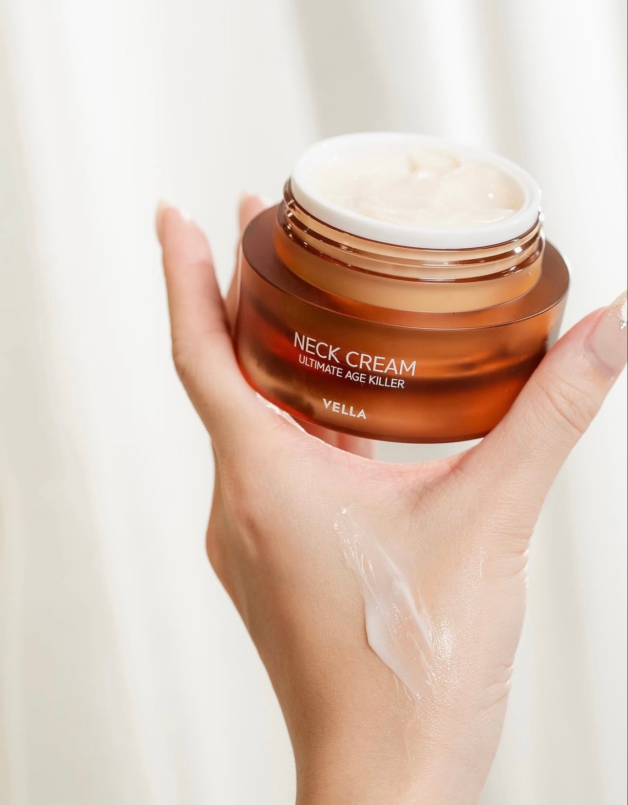 撫平頸紋小熨斗💡 | VELLA緊緻撫紋頸紋頸霜 第四代升級版 Neck Cream Ultimate Age Killer|韓國NO.1熨紋神器🥂