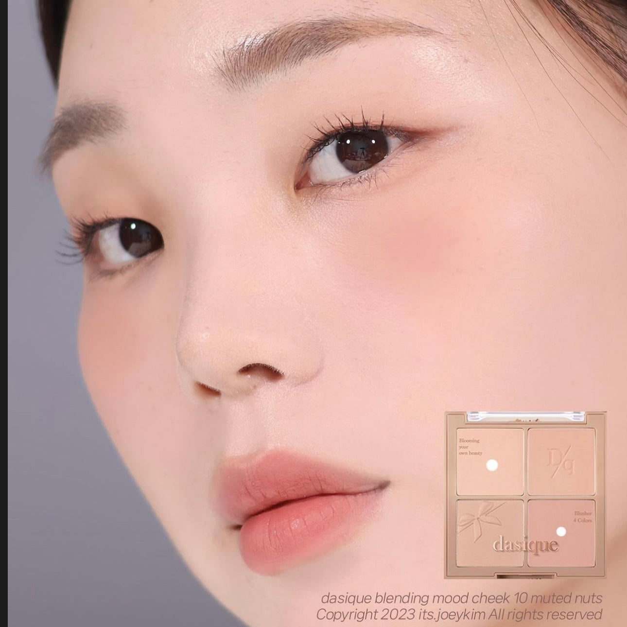 Dasique Blending Mood Cheek 10 Muted Nuts  4色消腫霧面胭脂盤🌰