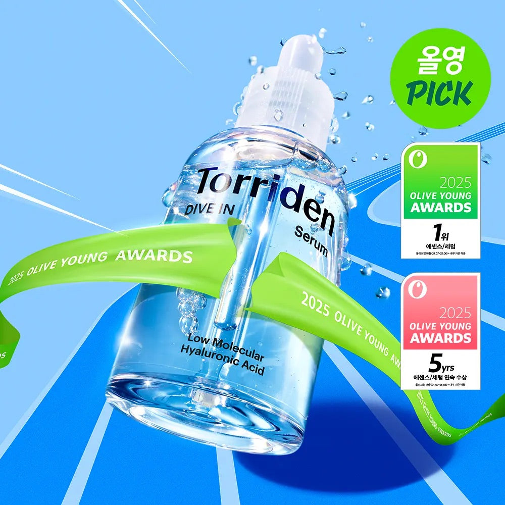 巨量裝✨韓國精華排行榜第一名🥇「3秒精華」 Torriden低分子透明質酸深層強效補水抗敏精華☁️