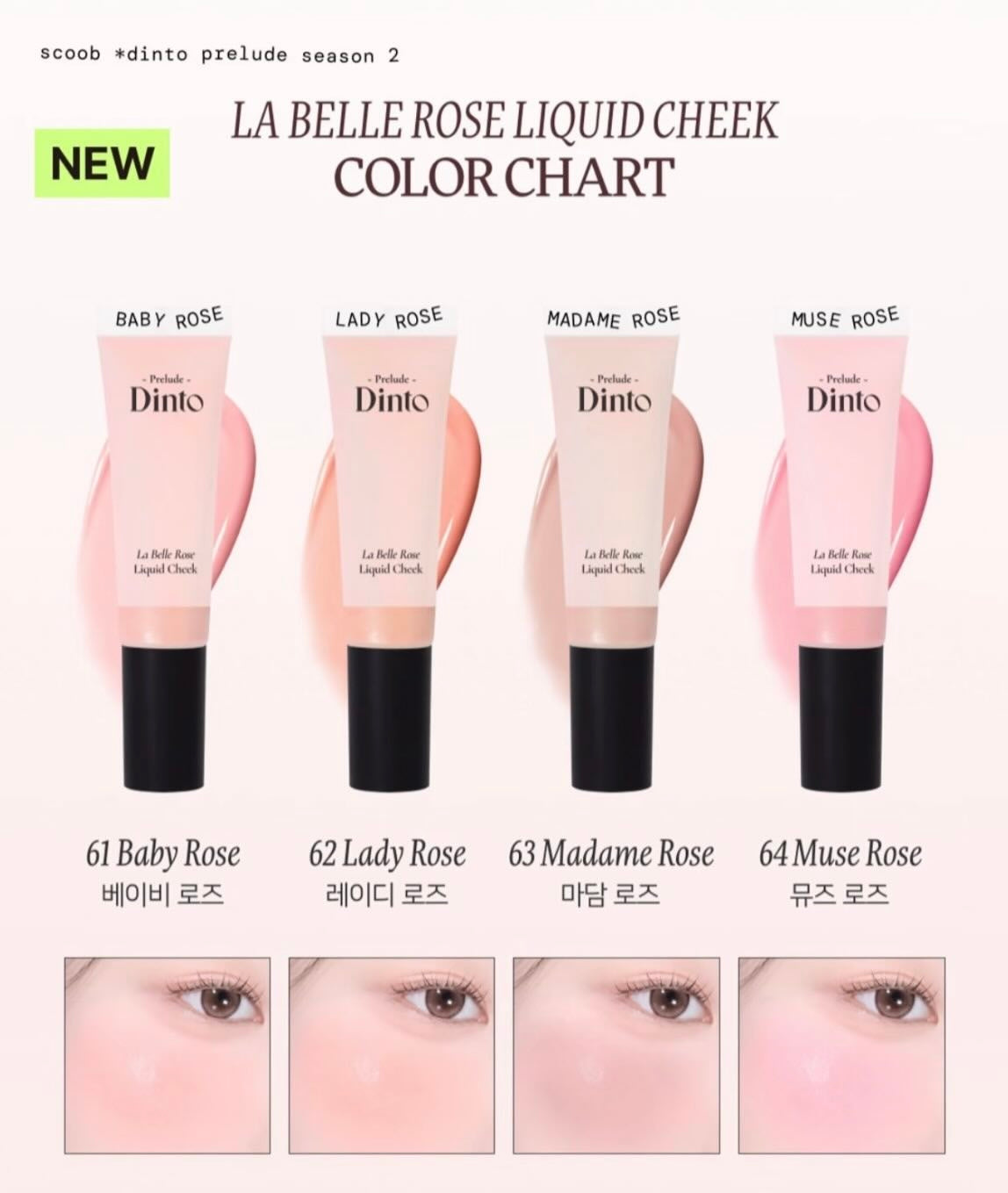 氛圍感拉滿✨Dinto La Belle Rose Liquid Cheek 不挑皮玫瑰液態腮紅🌹