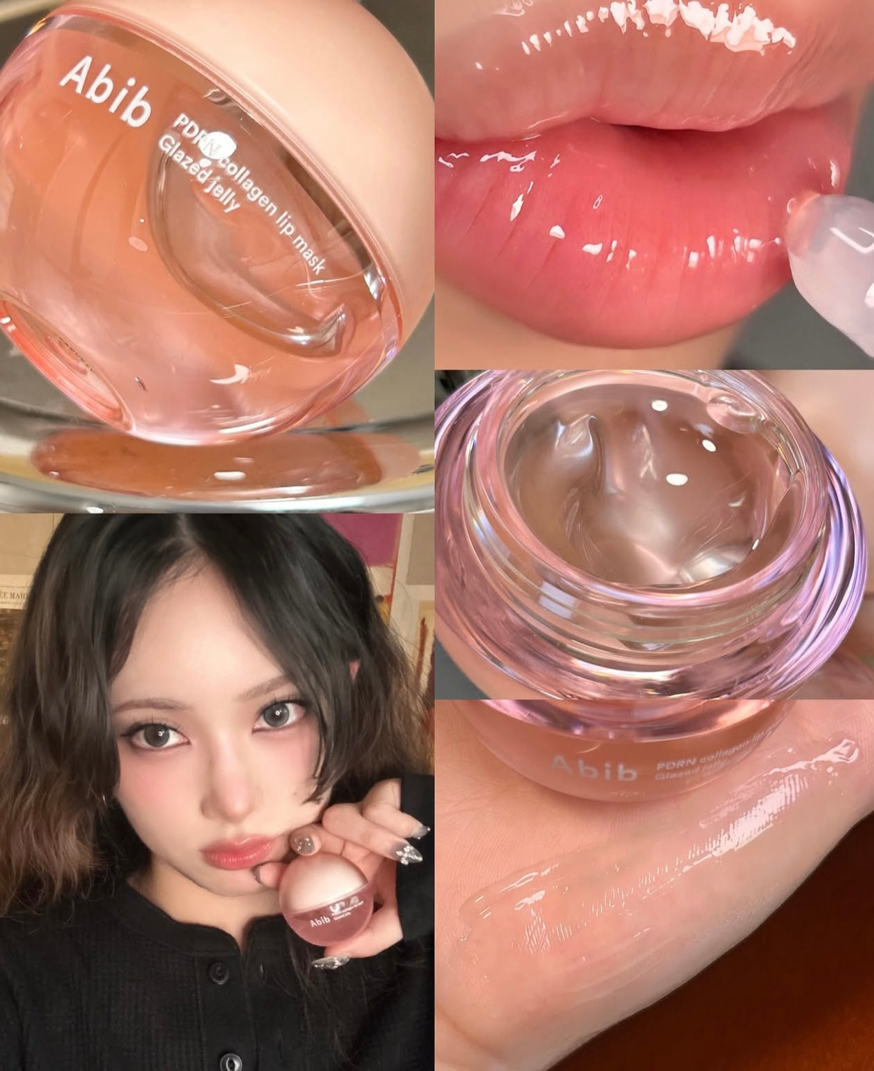 一抹即潤、雙唇即刻回彈✨Abib PDRN水光果凍唇膜💖Abib PDRN Collagen Lip Mask Glazed Jelly