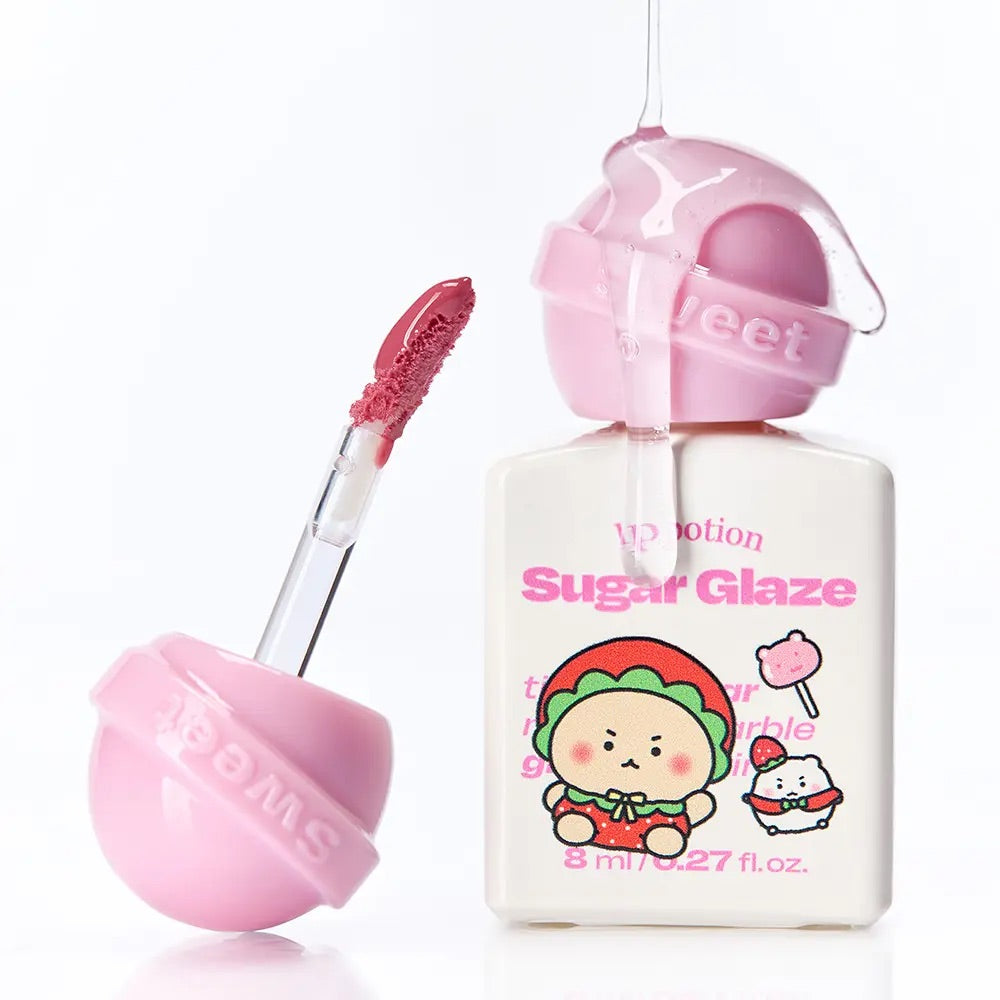 送高光棒✨土豆熊聯名限定💫Alternative Stereo Lip Potion Sugar Glaze  水潤糖霜唇釉甜美登場！