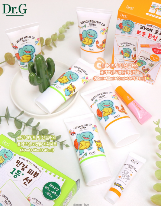 Dr.G x Pokémon聯名防曬組合✨韓國 Olive Young 的常勝軍🔥