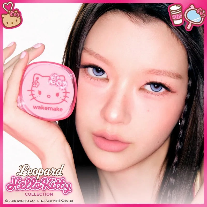 WAKEMAKE X Hello Kitty Black Edition 聯名彩妝全系列✨WAKEMAKE多功能定妝散粉✨| WAKEMAKE Stay Fixer Multi Color Powder