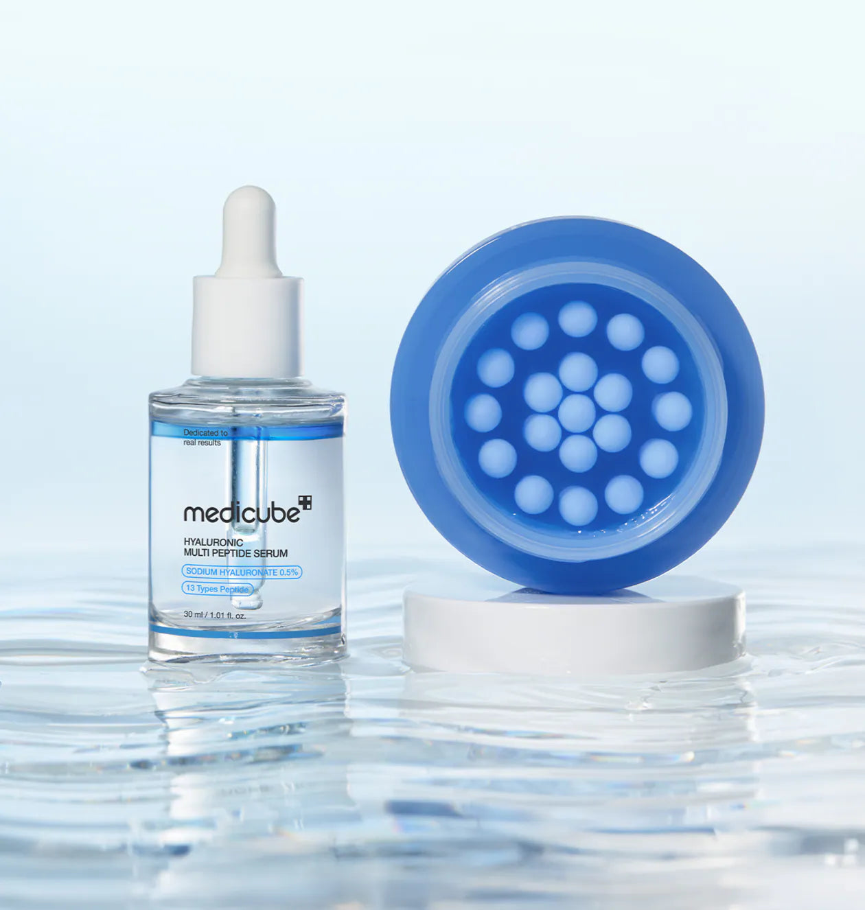 精華+面霜優惠價中💫 爆水珠珠💦Medicube高濃度玻尿酸膠囊水凝面霜🩵| Medicube Hyaluronic Moisturizing Capsule Cream💧