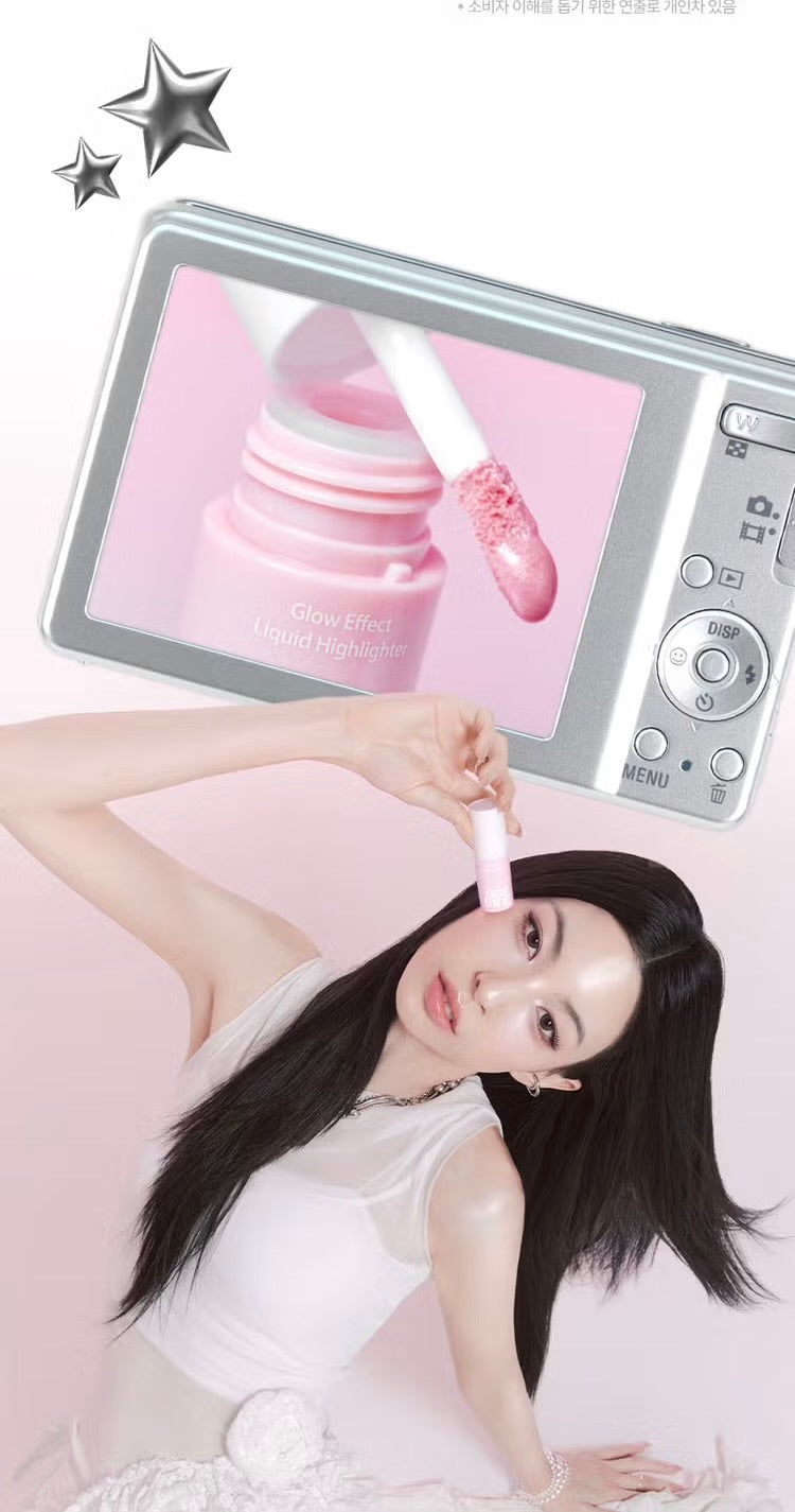 仙氣拉滿🧚‍♀️Dear Thing 氛圍感水光液體高光 Glow Effect Liquid Highlighter 純欲感拿捏了💖