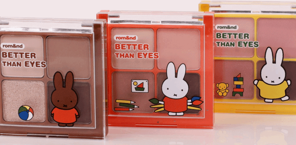 送Miffy Keyring Brush ✨Miffy × rom&nd Better Than Eyes新色眼影盤✨