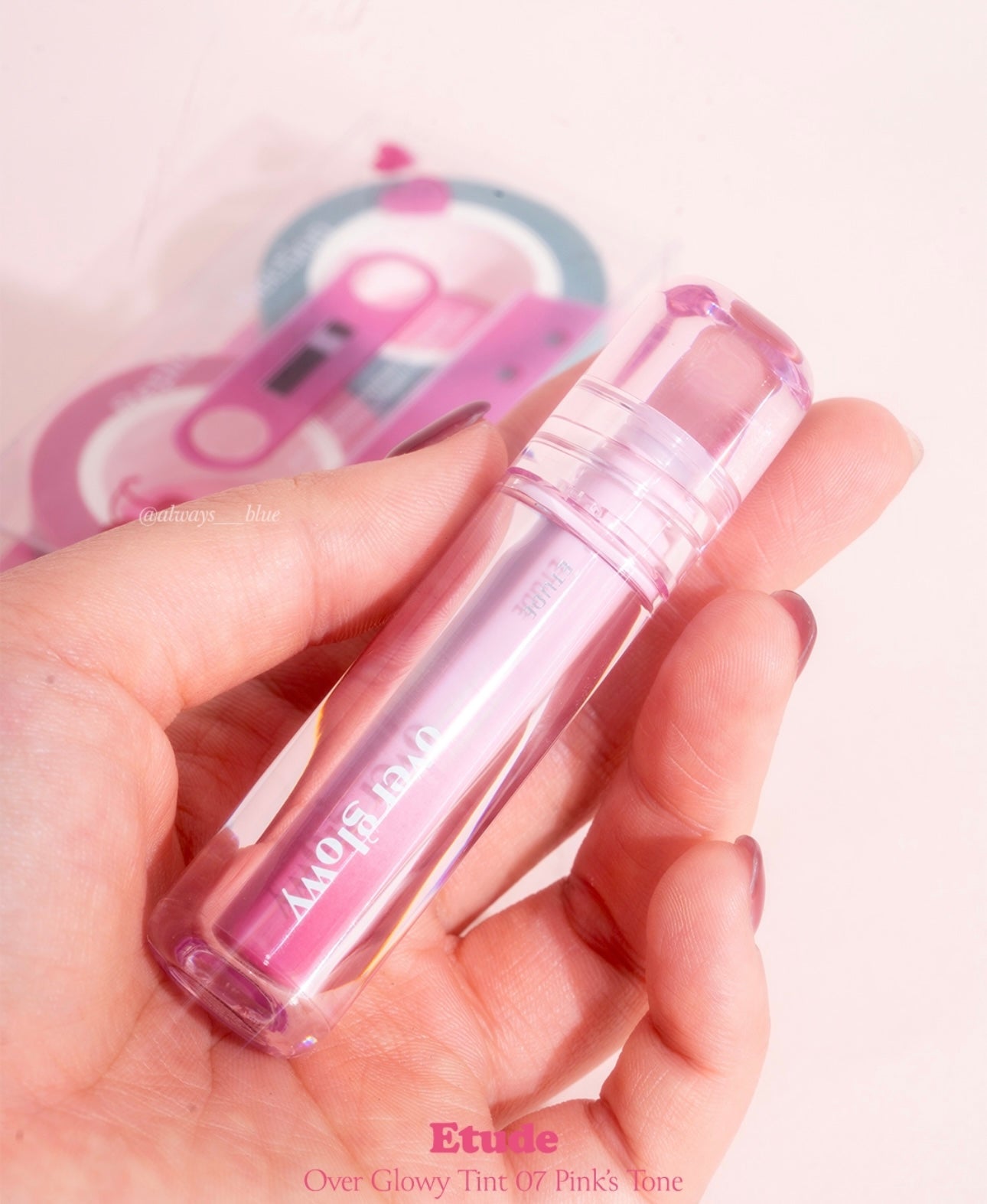 送mini唇釉💫Etude 清透極光彈力光澤唇釉Etude Over Glow Tint💫