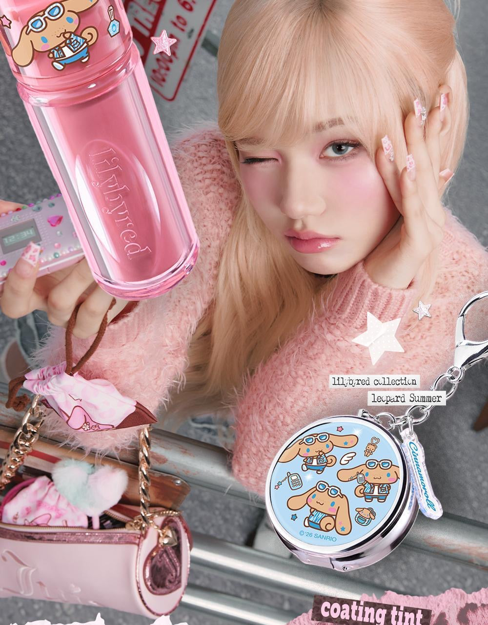 送玉桂狗收納匙扣✨知名美妝大師Cococho 共同開發✨韓國人氣彩妝品牌 lilybyred 蓬蓬果凍玻璃唇水光唇釉✨💖