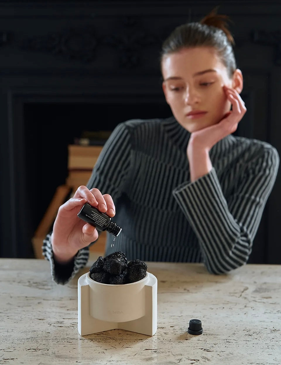 極具儀式感💫 推薦入手！HETRAS 空間療癒陶瓷石香薰套裝| 無火香薰 、自然香氣 、極簡生活✨| HETRAS Premium Ceramic Stone Diffuser Set