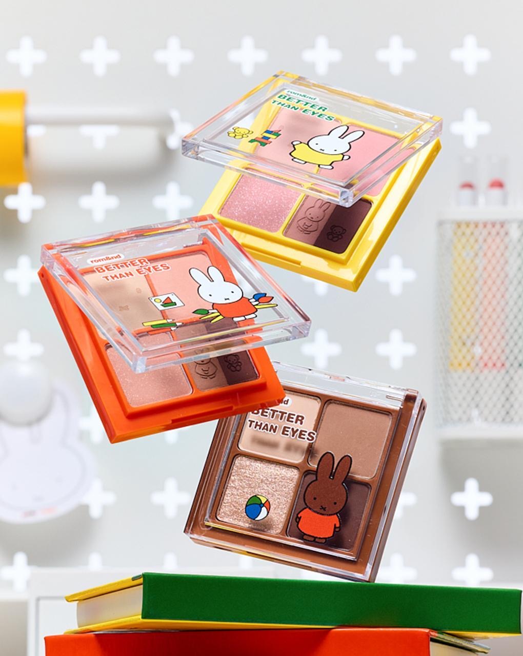送Miffy Keyring Brush ✨Miffy × rom&nd Better Than Eyes新色眼影盤✨
