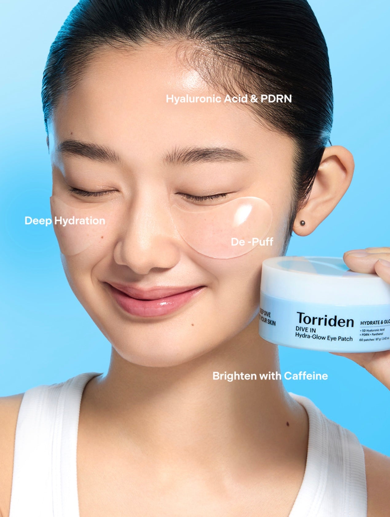 拯救乾涸熊貓眼🐼✨Dive-In 水潤彈潤水凝眼膜🩵| Torriden Dive In Hydra-Glow Eye Patch💧