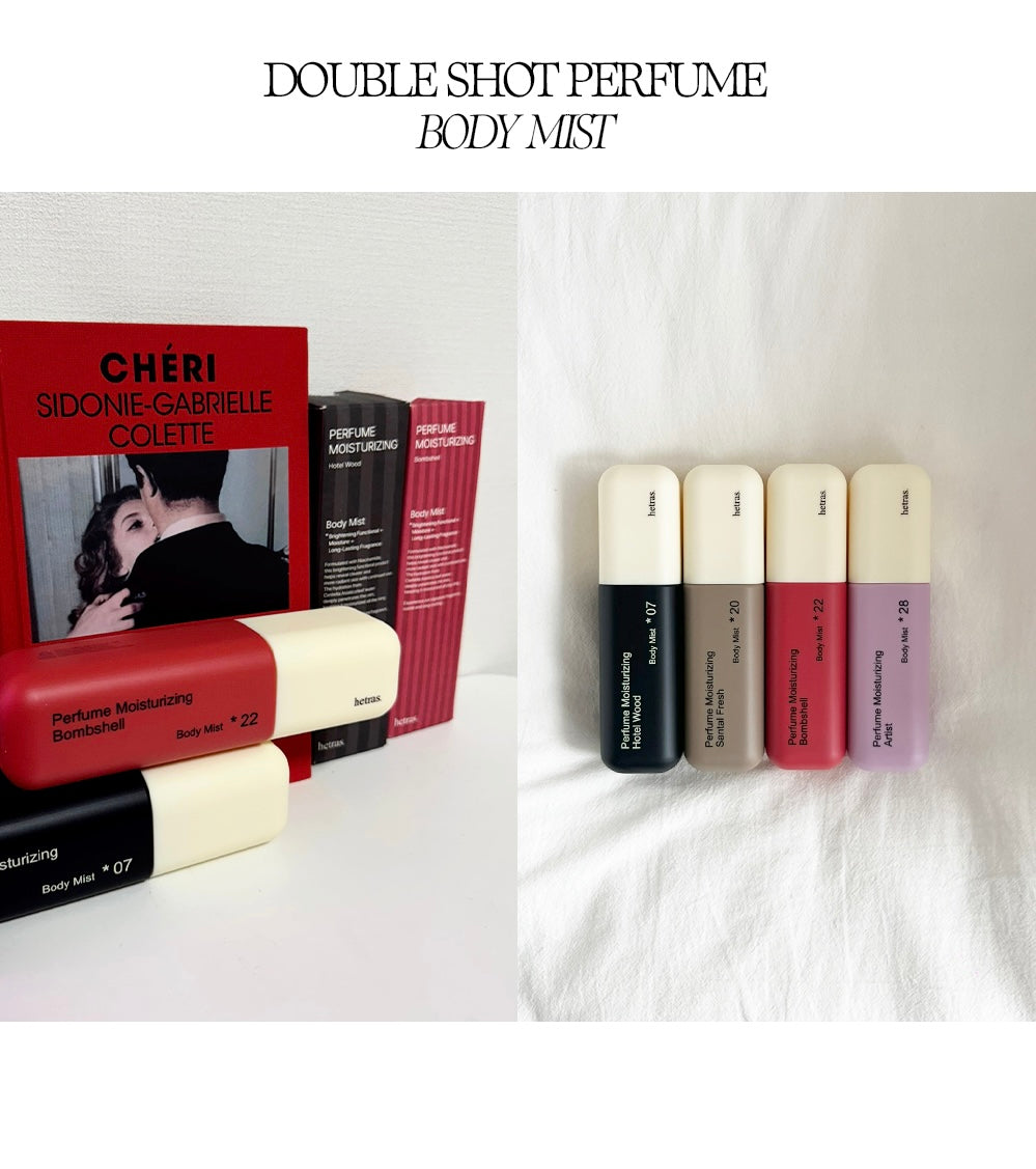 G-Dragon 愛用品牌🌼Hetras 雙重保濕美白香氛身體噴霧💧| Hetras Double Shot Perfume Body Mist