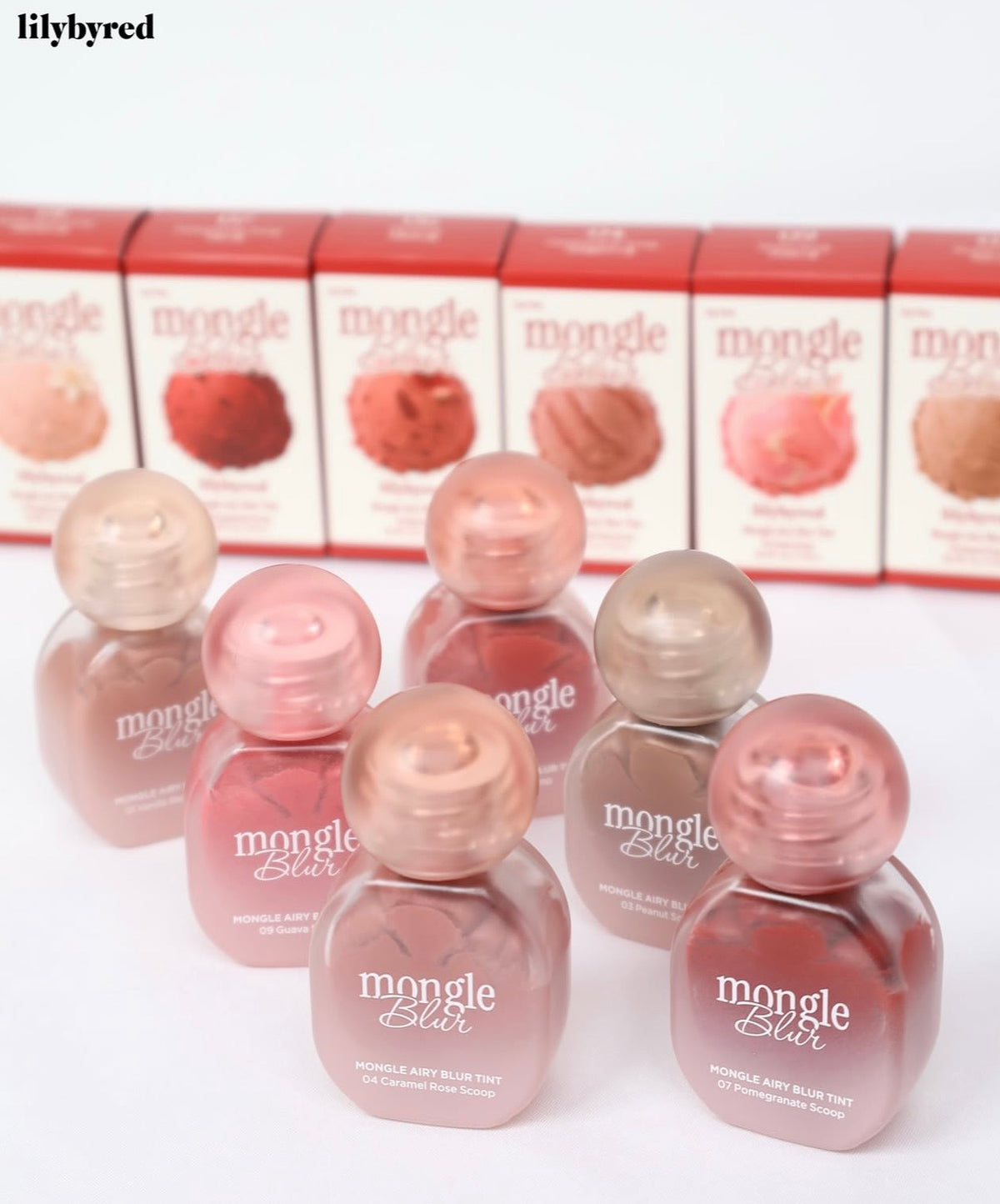 💖 Lilybyred × JINYA 聯名新品爆款登場！Mongle Airy Blur Tint 柔霧冰淇淋雲朵唇釉 ☁️✨