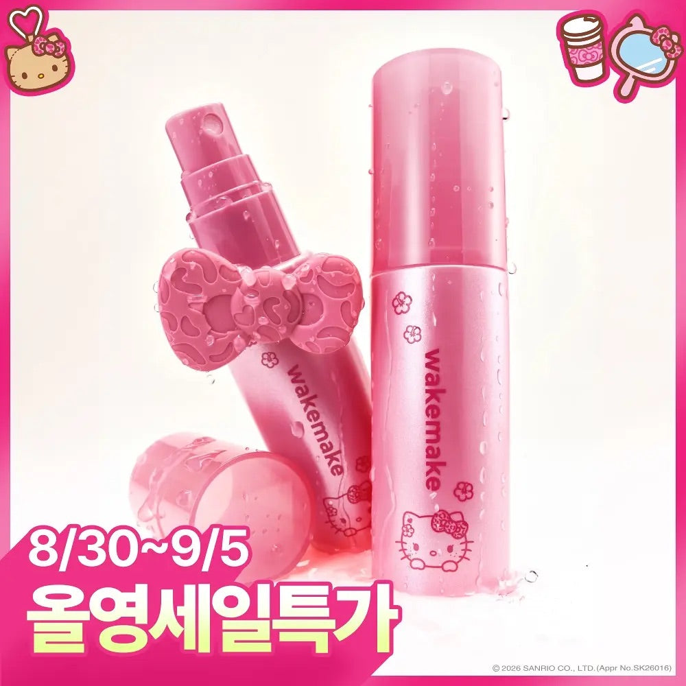 WakeMake Sanrio Edition Stay Lock Makeup Fixer 24小時持久定妝噴霧💖