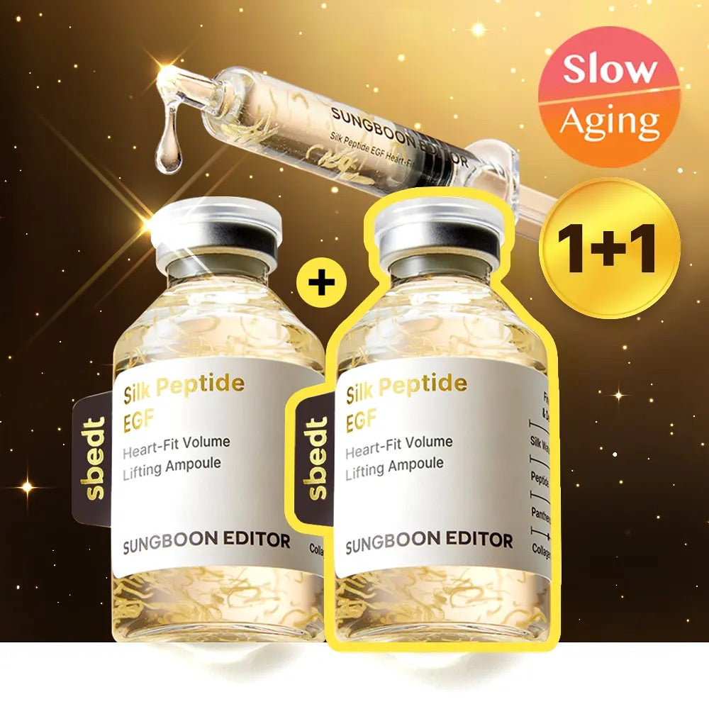 Sungboon Editor Silk Peptide Intensive Lifting Ampoule 專業級絲蛋白多胜肽x EGF 雙重修護高濃縮密集拉提安瓶精華🥚