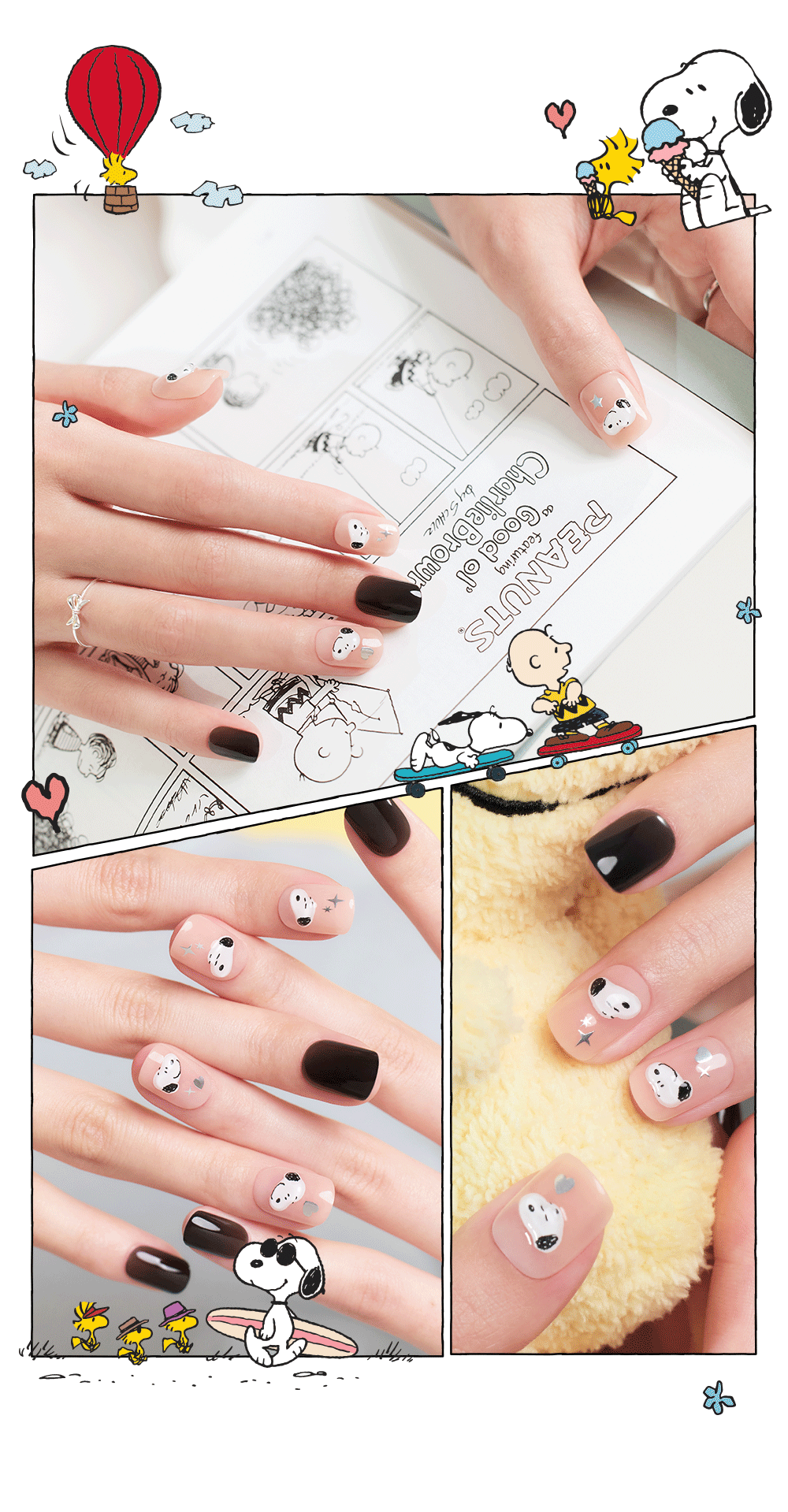 張員瑛Pick 🌟 Dashing Diva Magic Press × Snoopy 聯名系列手/腳美甲貼片