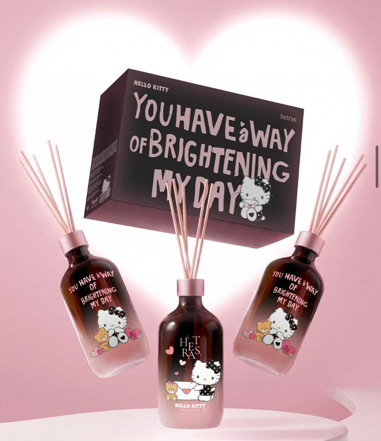 ✨限量聯名✨ Hetras × Hello Kitty大容量香氛擴香瓶套裝🌸