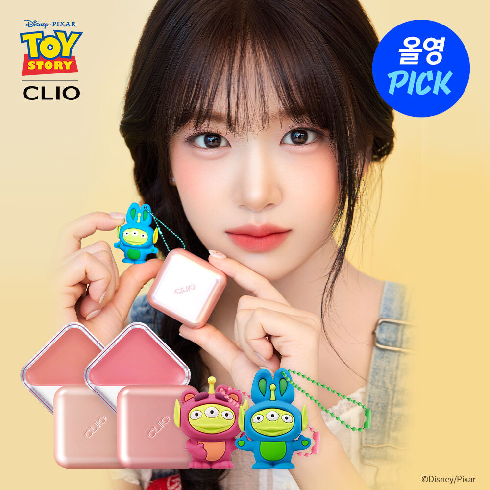 送三眼仔匙扣✨Clio x Toy Story Essentail Lipcheek Tap Lip&Cheek Balm 腮紅唇釉兩用💕