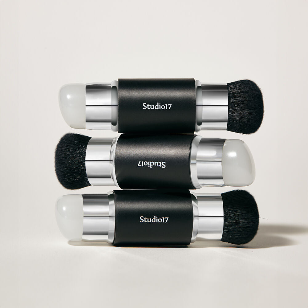 一刷多用✨STUDIO17 專業級雙頭化妝刷💖| DUAL SILICONE BLUSH BRUSH