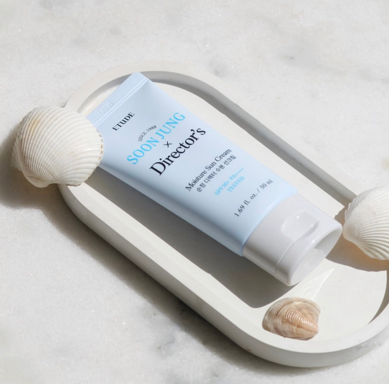 ETUDE x 韓國成分系美妝 YouTuber「Director Pi」聯名推出✨| ETUDE純素低敏水潤防曬 Soonjung Director’s Moisture Sun Cream SPF50+ PA++++
