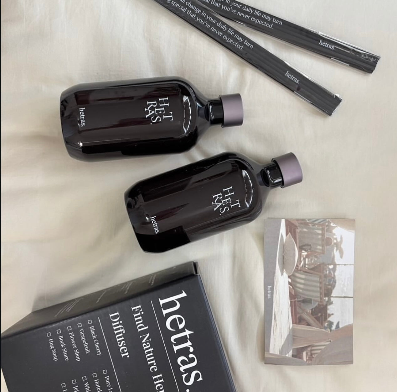 GD同款🌼 Hetras 香氛擴香瓶 | Hetras Find Nature Here Premium Diffuser 超大容量禮盒組兩瓶 = 1000ML ✨
