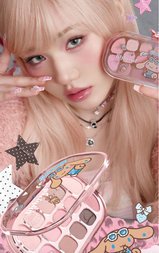 送玉桂狗袋仔✨lilybyred Sanrio Edition Dewy Fit Palette 多效眼影腮紅盤✨