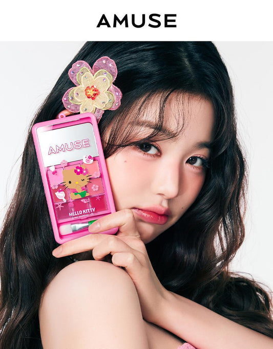 曬黑Hello Kitty限定版☀️AMUSEx HELLO KITTY 多用途唇頰調色盤
