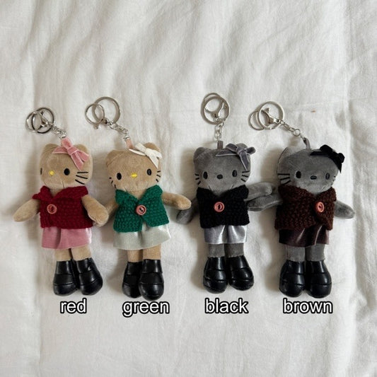 韓版針織背心長腿Hello Kitty吊飾🎀🇰🇷