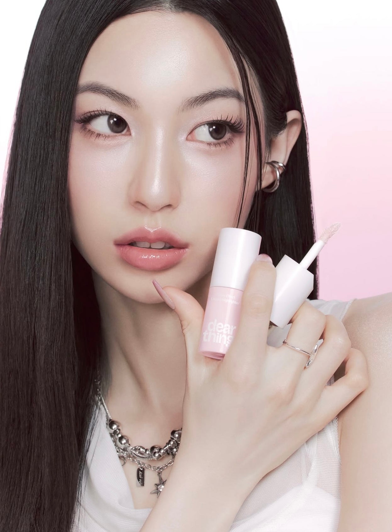 仙氣拉滿🧚‍♀️Dear Thing 氛圍感水光液體高光 Glow Effect Liquid Highlighter 純欲感拿捏了💖