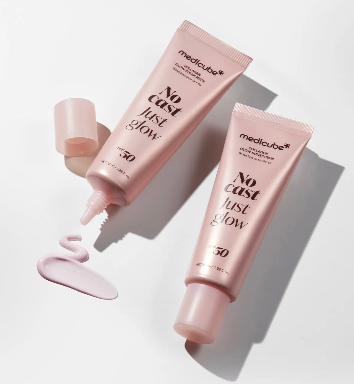 水光爆棚的秘密 ✨MEDICUBE膠原蛋白胜肽美肌光澤防曬乳☀️🎀No Cast Just Glow Collagen Glow Sunscreen