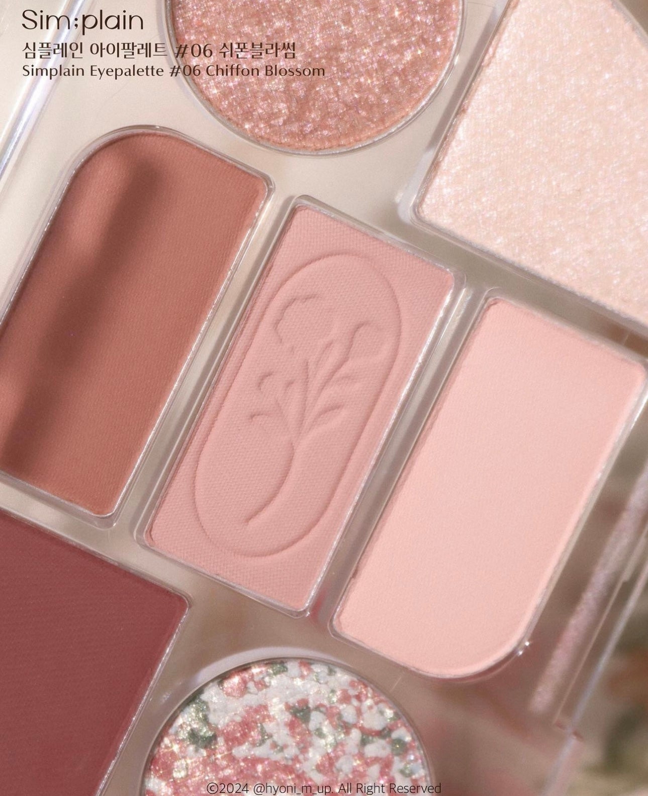 Sim:plain Dewy Volume Tint +Eye Palette 柔和玫瑰牛奶彩妝系列🌹🥛