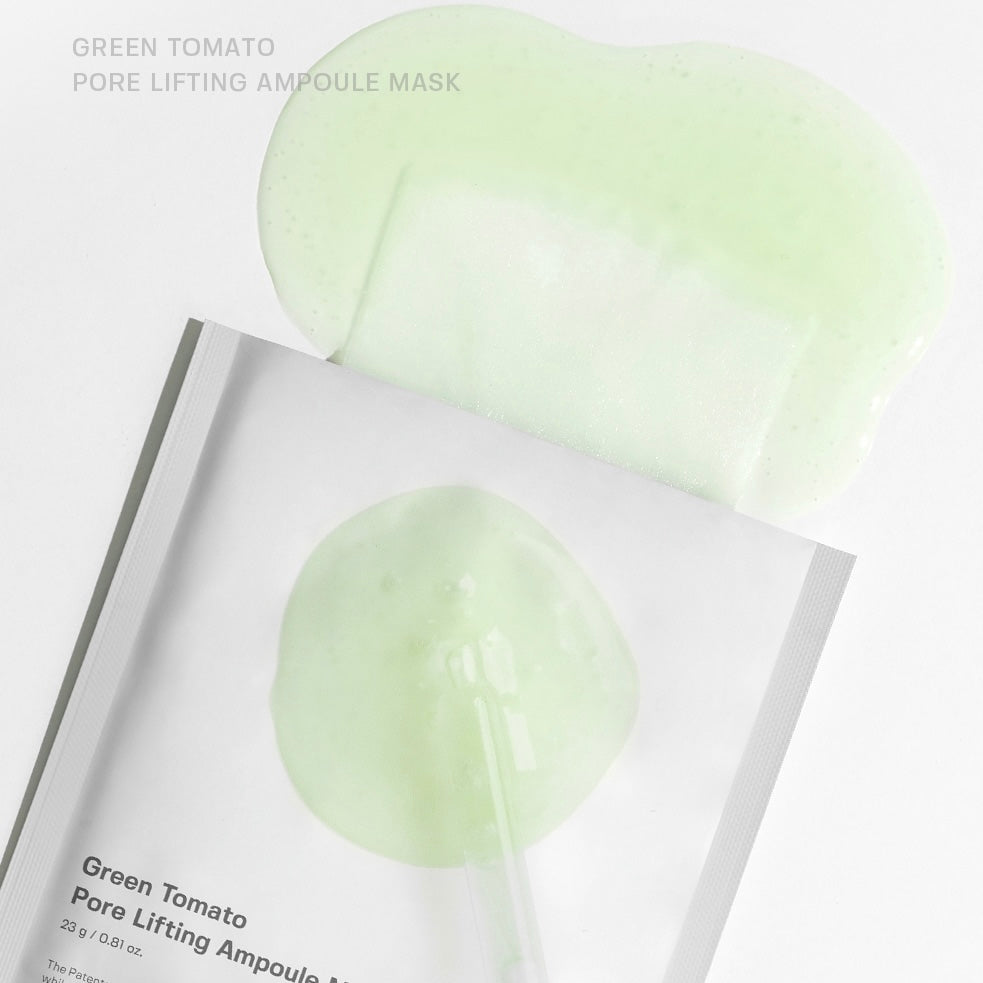 SUNGBOON EDITOR 綠番茄提拉緊緻收毛孔精華面膜 💚| SUNGBOON EDITOR Green Tomato Pore Lifting Ampoule Mask