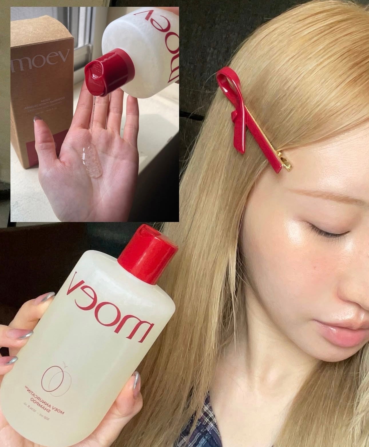 防脫髮專研🔥MOEV ANNURCATIN 防脫髮強韌養護洗髮水 GD & Rose 推薦🙋🏼‍♀️