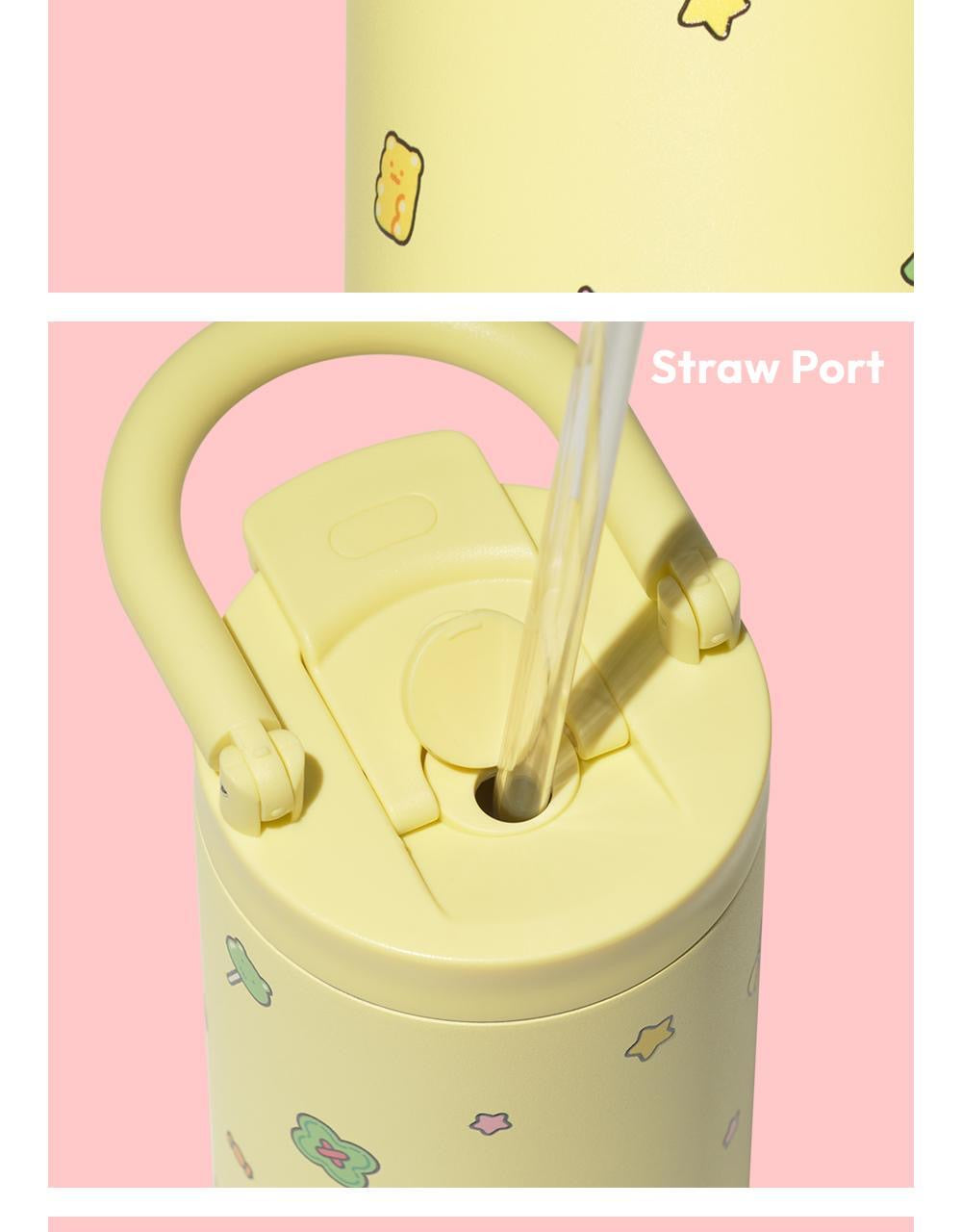 韓國人氣角色土豆熊 × OLIVE YOUNG 冷熱保溫杯LEGODT Loop Tumbler✨