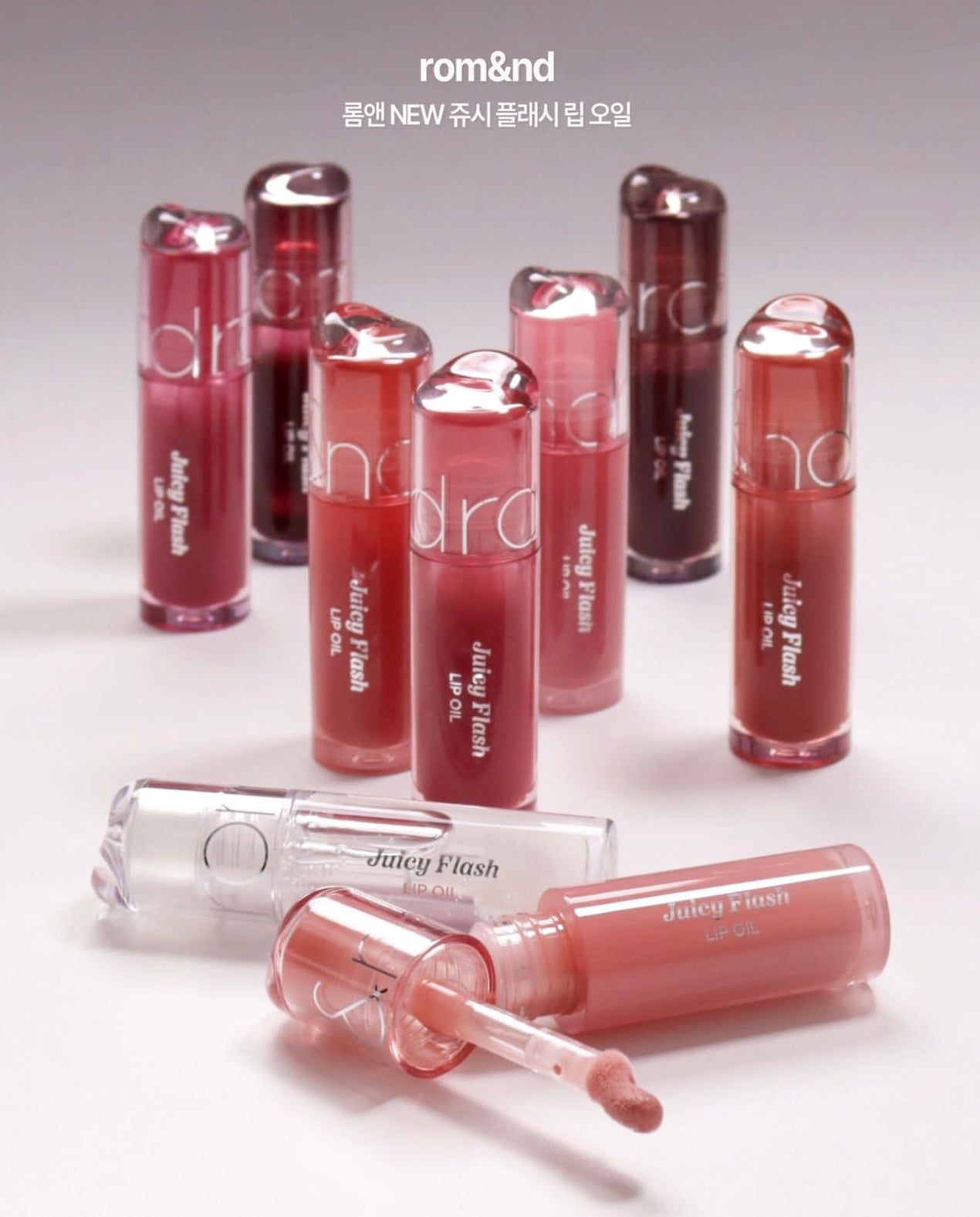 由 ILLIT Wonhee親自選色✨Romand 醇厚果汁剔透唇油 🫧| Romand Juicy Flash Lip Oil💖