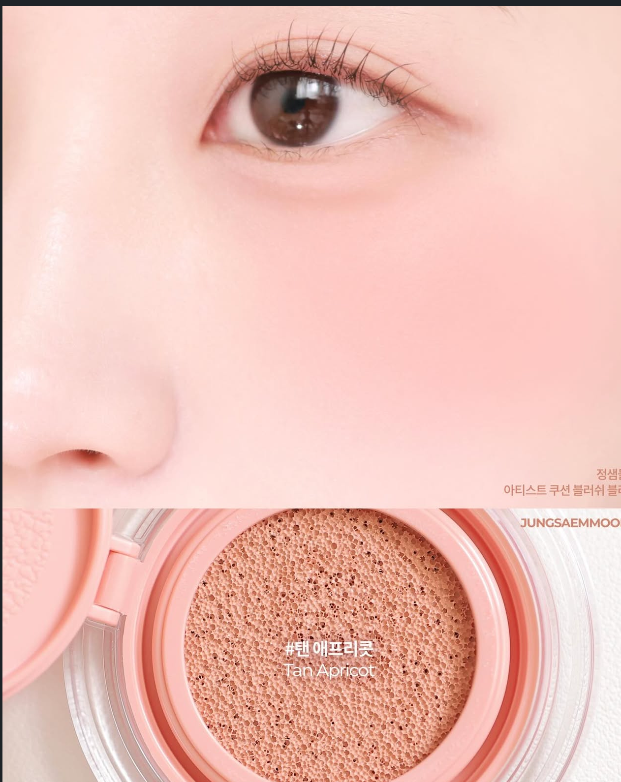 爆款單品💖JUNG SAEM MOOL鄭瑄茉水彩畫家氣墊腮紅 Artist Cushion Blush | 韓系清透水彩妝必備🎨