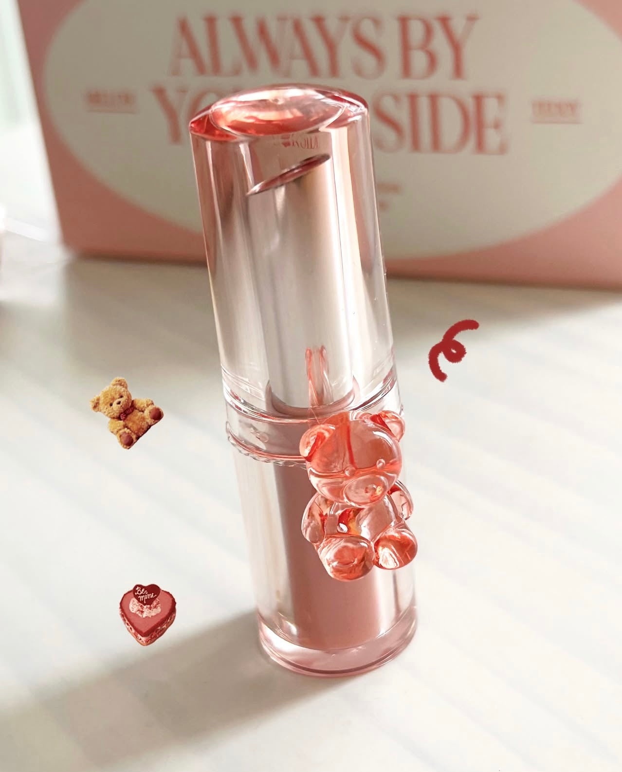 送熊熊小包✨ CLIO x Teddy House 聯名限定水晶剔透潤唇膏｜甜心Teddy系列🧸