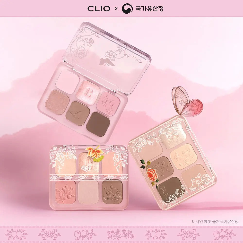 加贈福袋吊飾 ✨CLIO x 王室典藏版 六色精選眼影盤| CLIO MUSE MASTER PALETTE