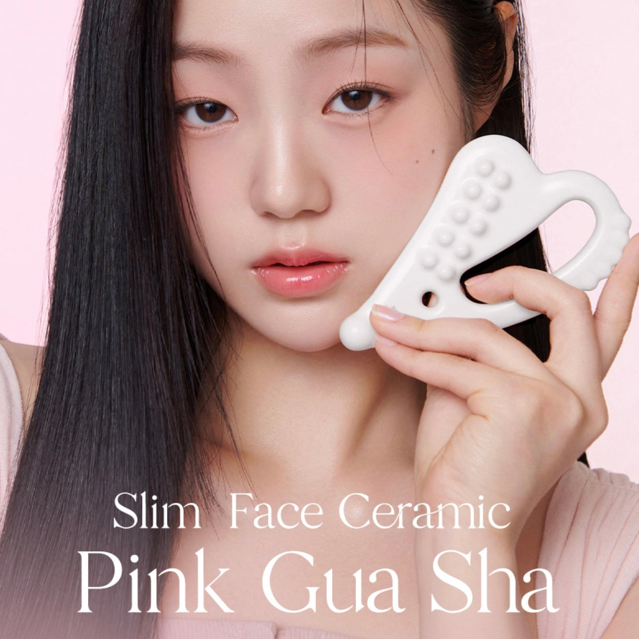 2分鐘瘦面 ✨| Milk Touch slim Face Ceramic Gua Sha手工陶瓷瘦面排毒刮痧神器 +身體刮痧板粉🤍