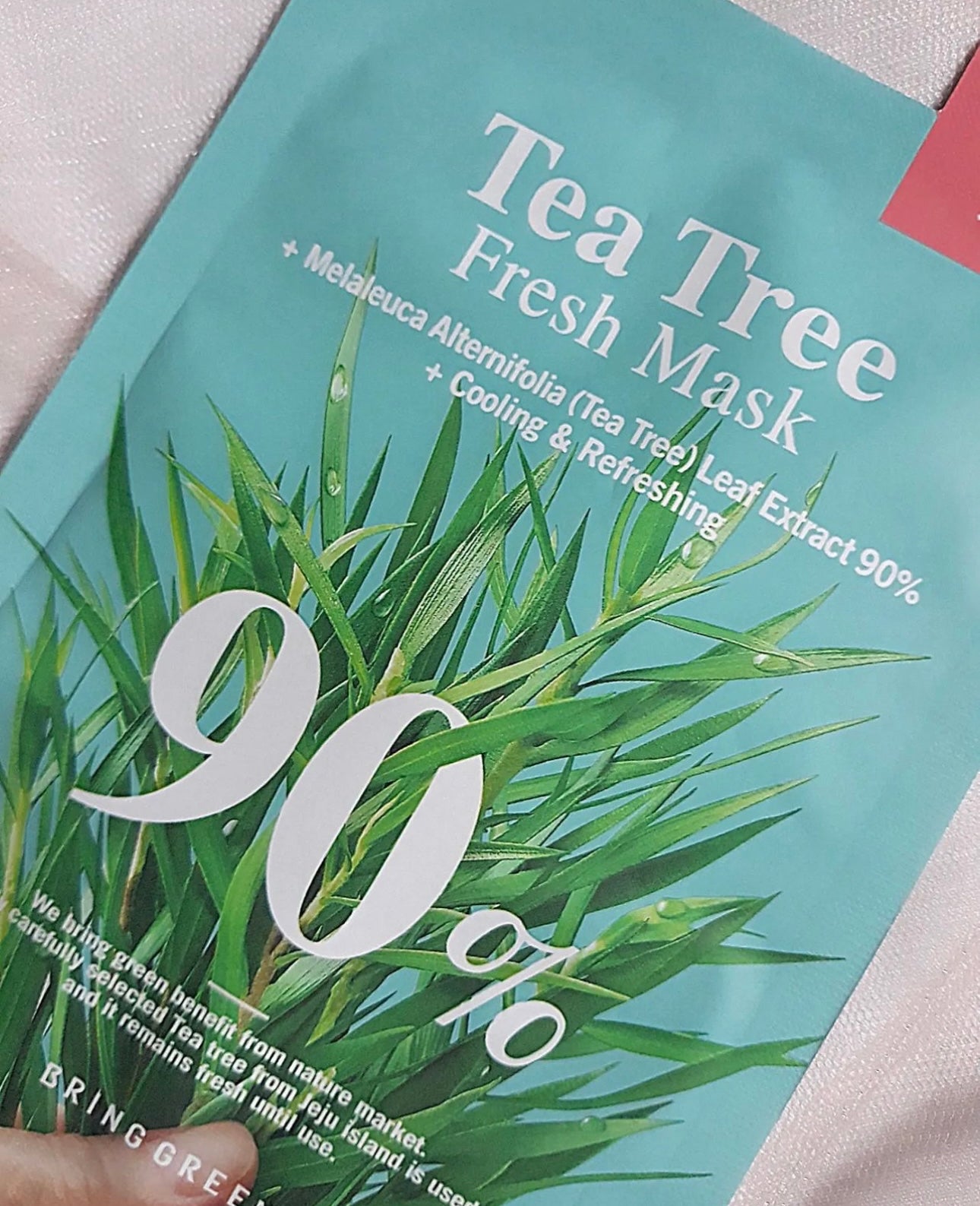 VEGAN純素面膜🌿| BRING GREEN 茶樹修護舒緩面膜| 為肌膚帶來茶樹的清爽鎮靜效果❄️