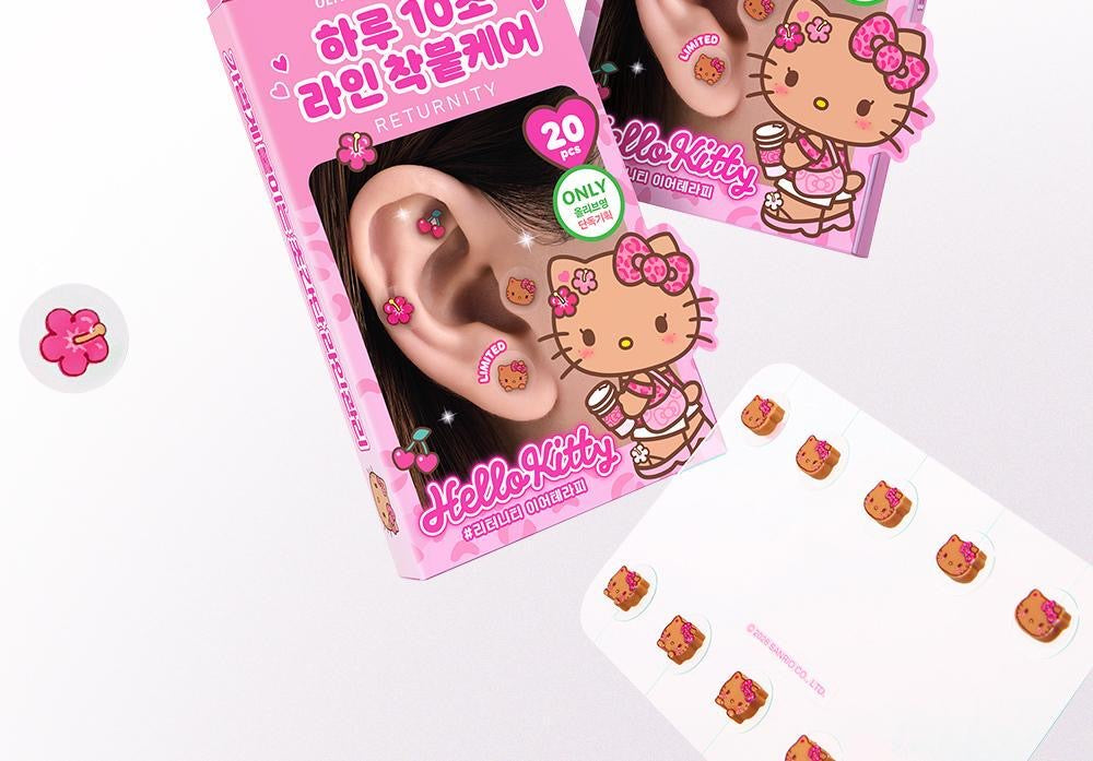 韓國 Returnity x Hello Kitty 耳後拉提緊致貼片✨